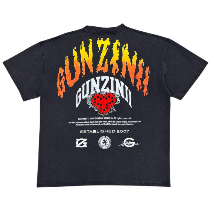 Gunzinii Fire Logo Tee Black