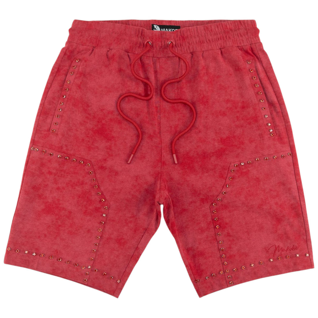 Makobi M683 Prada Shorts Red