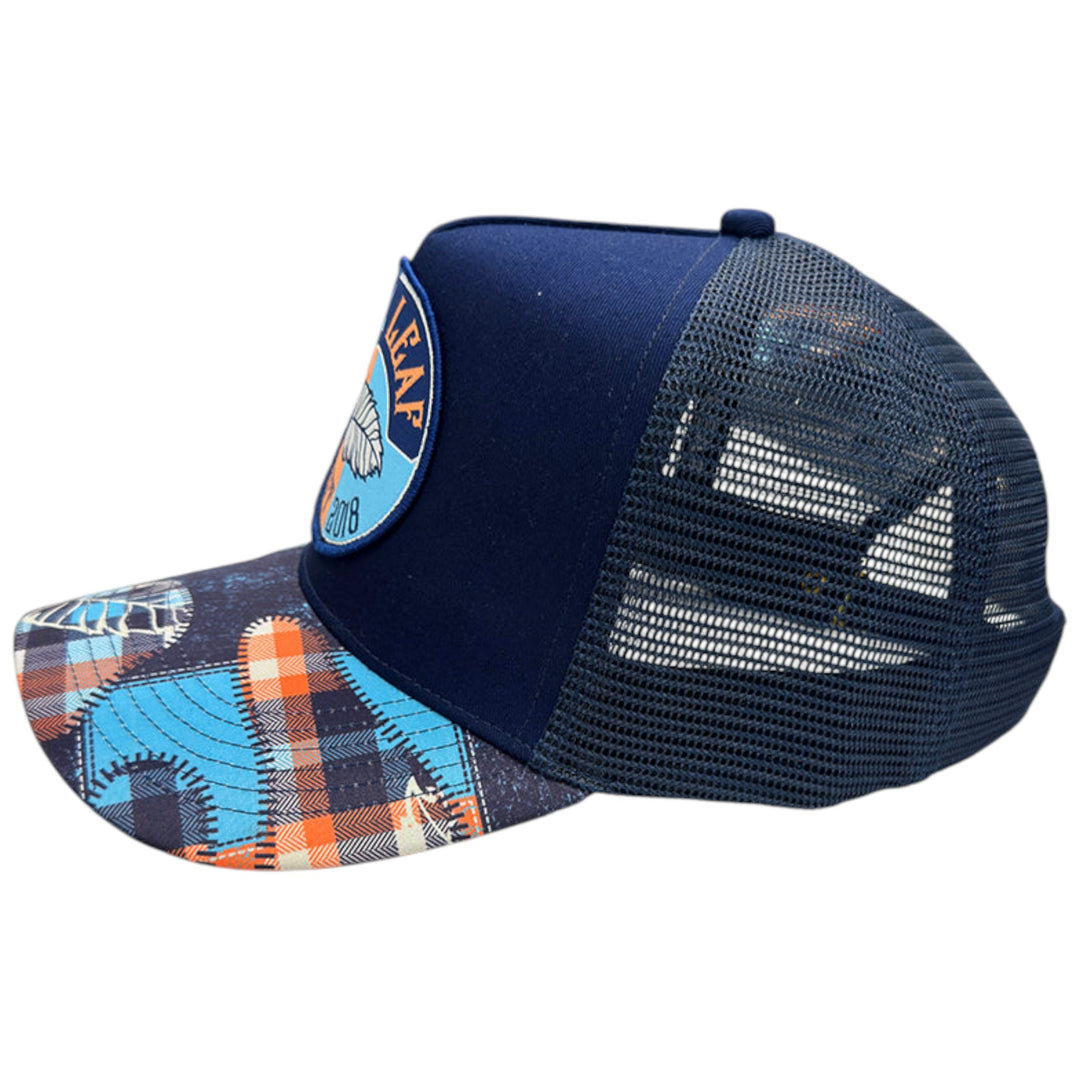 Blac Leaf Signature Leaf Plaid Trucker Hat