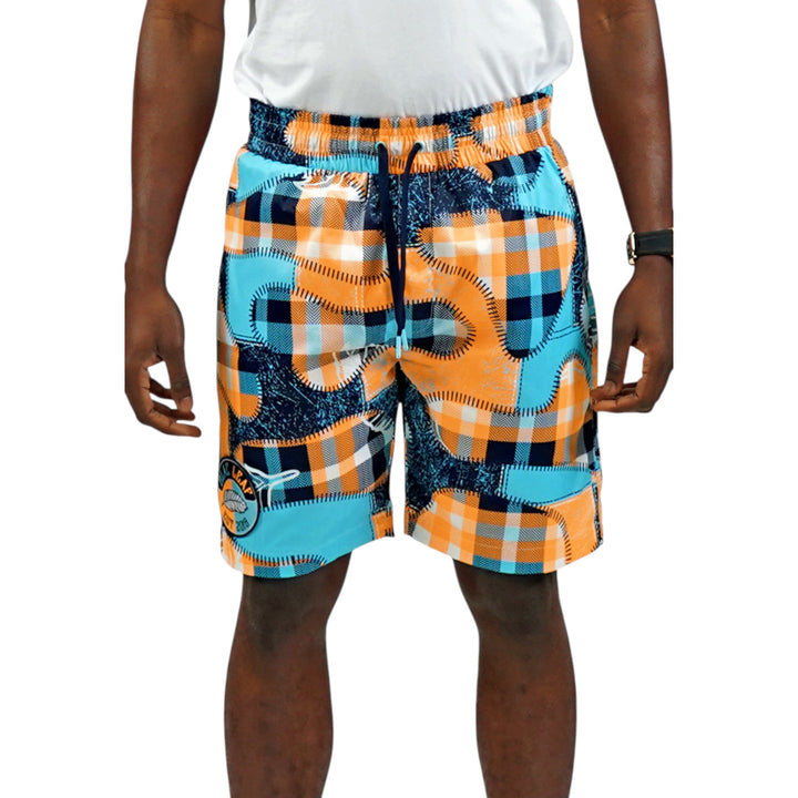 Blac Leaf Signature Leaf Plaid Short