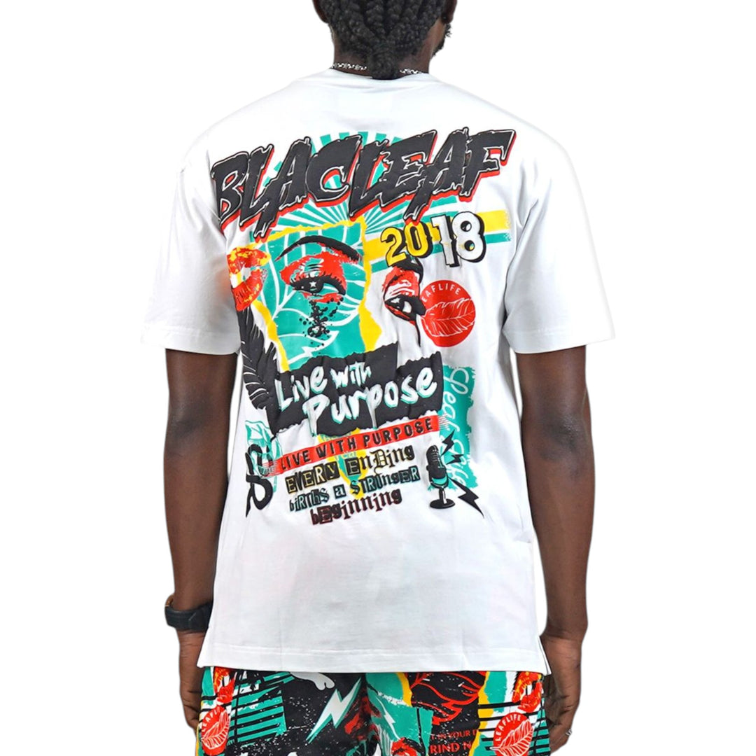 Blac Leaf Stronger Beginning T-Shirt Big & Tall