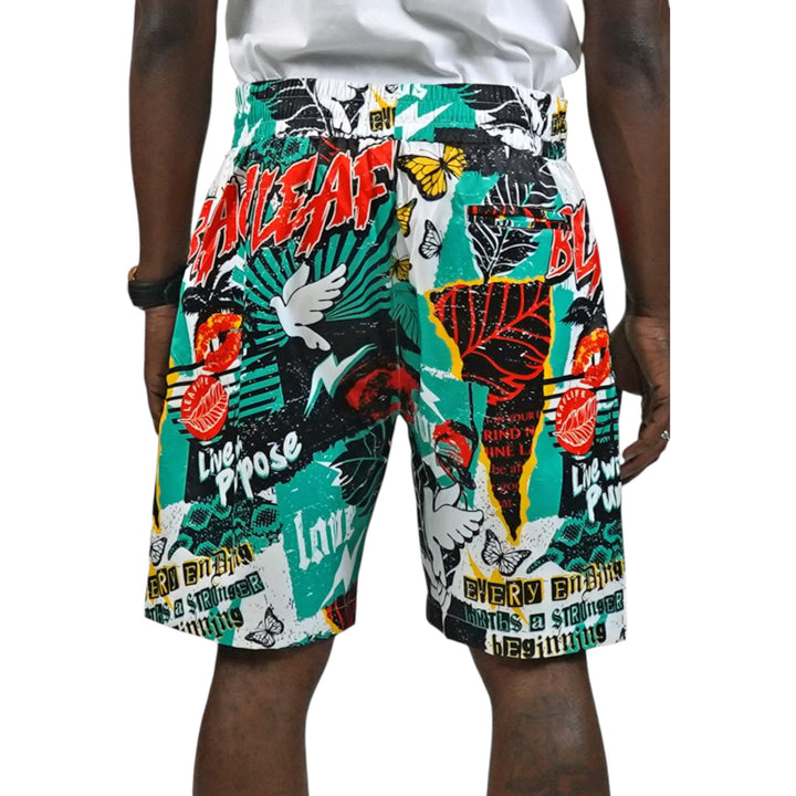 Blac Leaf Reborn AOP Short Big & TALL