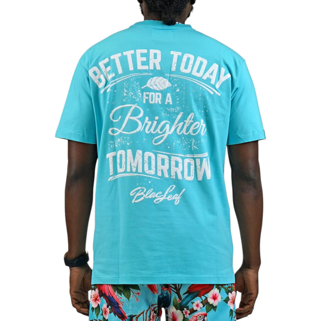 Blac Leaf Tropical Arrangement T-Shirt