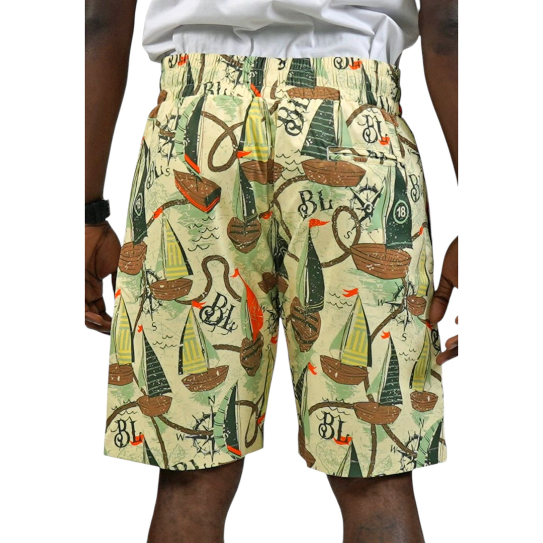 Blac Leaf Sailing Academy AOP Short Big & Tall