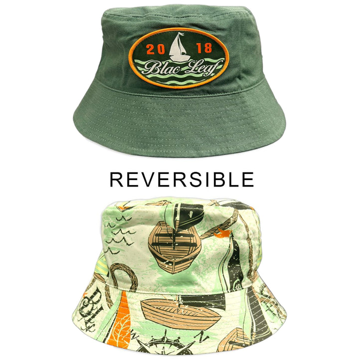 Blac Leaf Sailing Academy Bucket Hat Olive