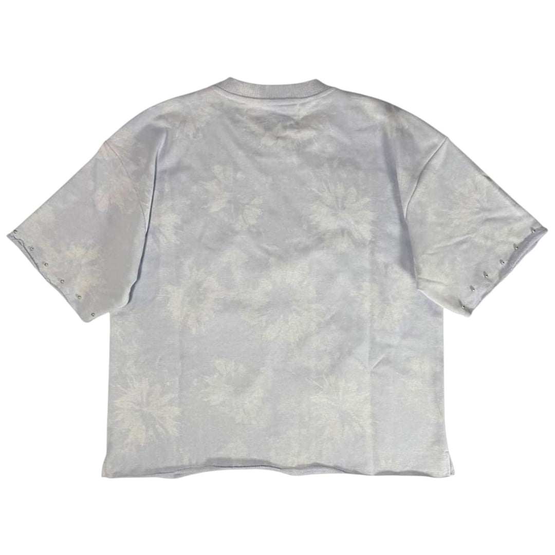 BKYS T1558 Sinner Club Cropped Tee White