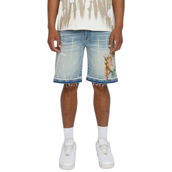 Smoke Rise Faith Over Fear Short Voss Blue