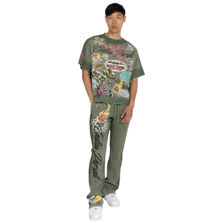 Smoke Rise Endless Pursuit Tee Olive Vintage Army
