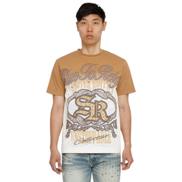 Smoke Rise Rise To Reign Tee Rust Lion