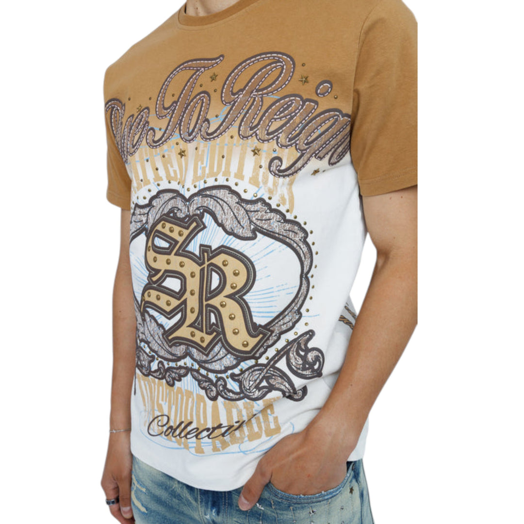 Smoke Rise Rise To Reign Tee Rust Lion