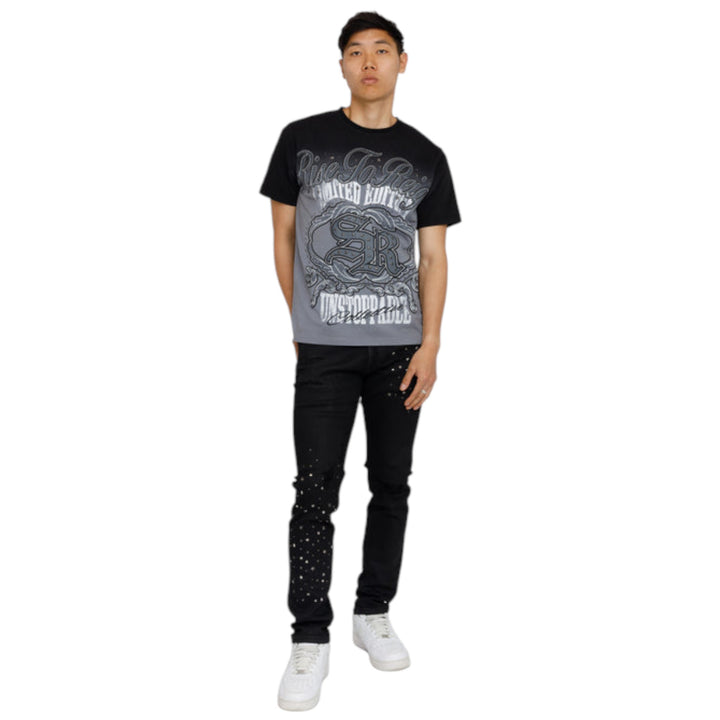 Smoke Rise Rise To Reign Tee Black