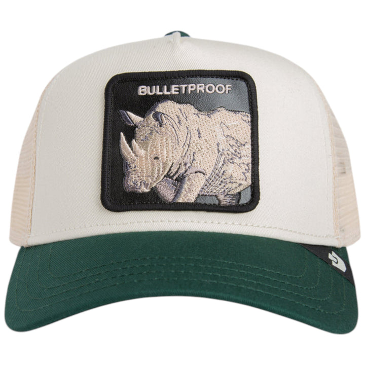 Goorin Bulletproof Trucker Chalk and Teal