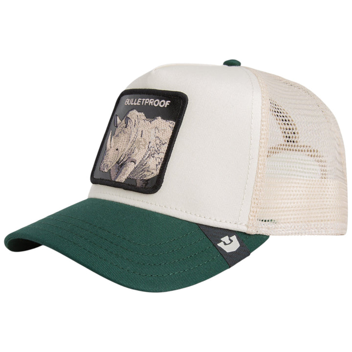Goorin Bulletproof Trucker Chalk and Teal