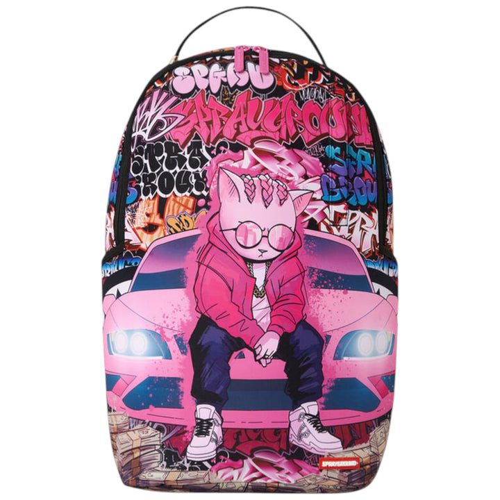 Sprayground CASH STACKS KITTY DLXSR BACKPACK