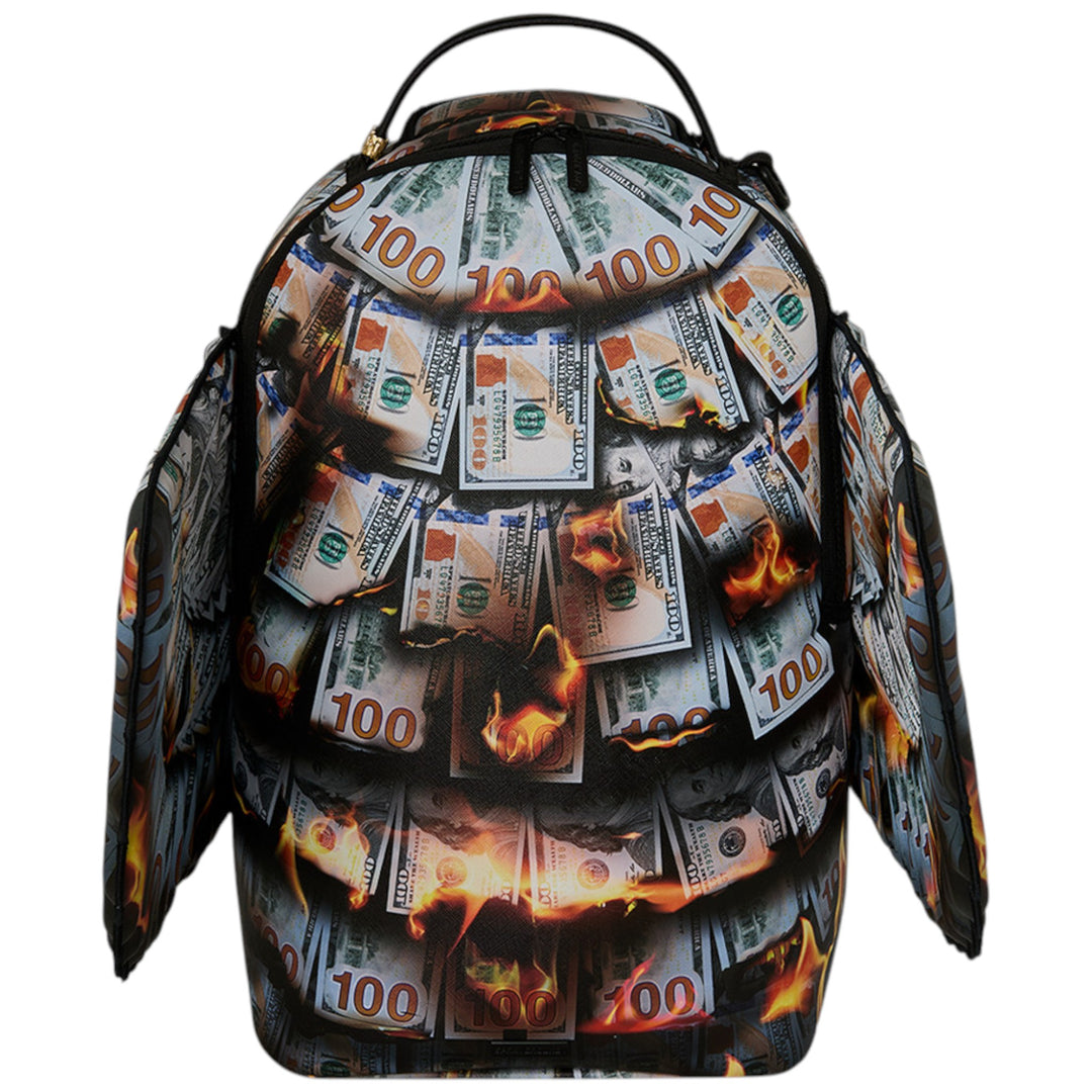 Sprayground SCORCHING MONEY FEATHERS DLXSV BACKPACK