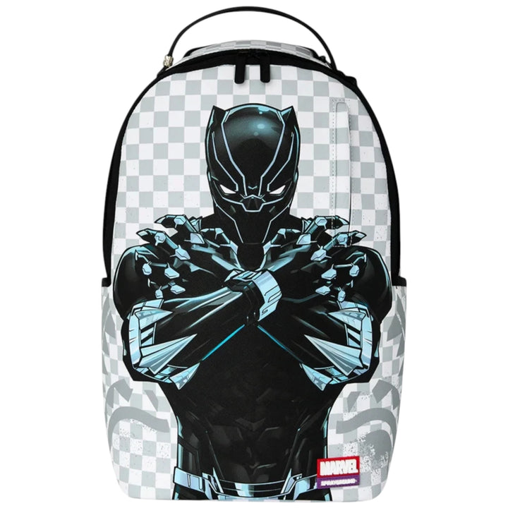 Sprayground MARVEL BLACK PANTHER WAKANDA FOREVER ON WHITE CHECK DLXSV BACKPACK
