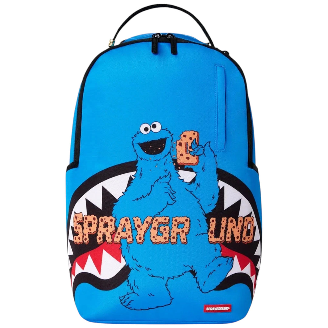 Sprayground SESAME STREET COOKIE MONSTER SG CORE COOKIE LOGO DLXSR BACKPACK