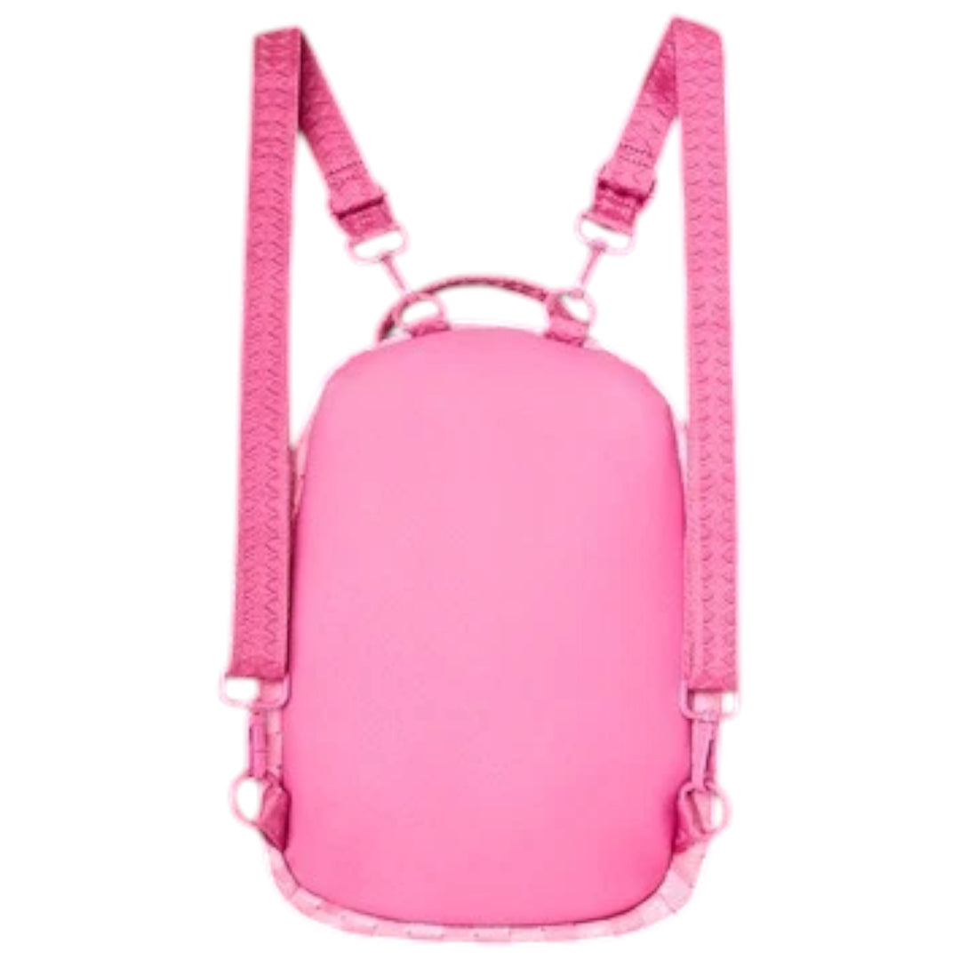 Sprayground PINK NEW CHECK FACES MINI BACKPACK