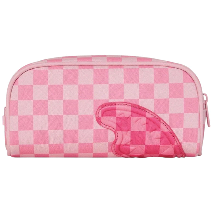 Sprayground PINK NEW CHECK FACES PENCIL POUCH