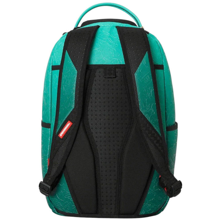 Sprayground TURQUOISE DOODLE EMBOSS DLXSV BACKPACK