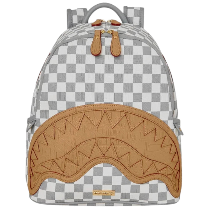 Sprayground EMBOSSED CHECK CREAM SAVAGE