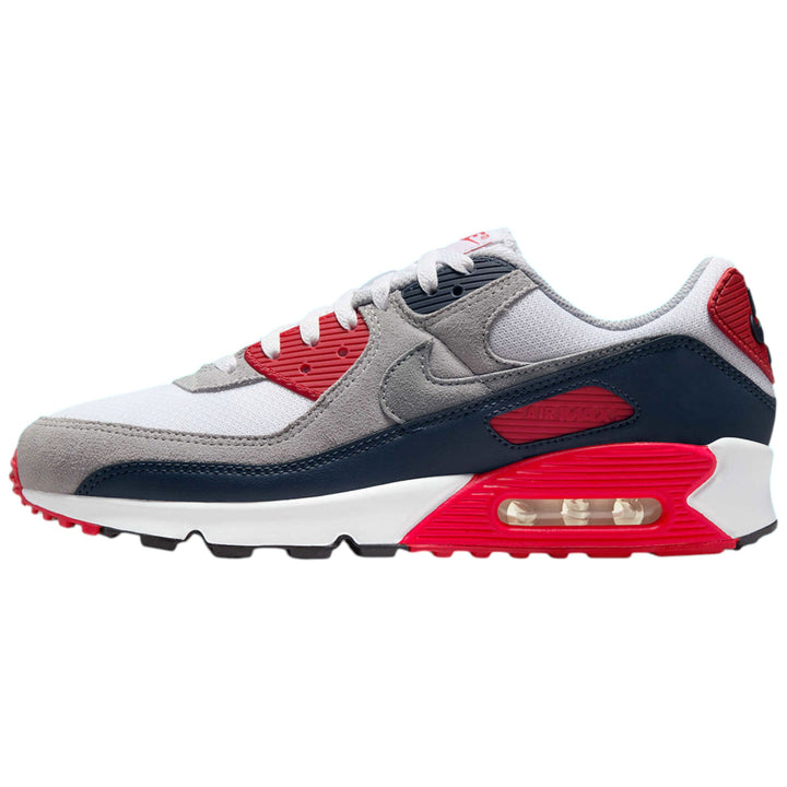 Nike Air Max 90 “USA” White, Cool Grey, University Red