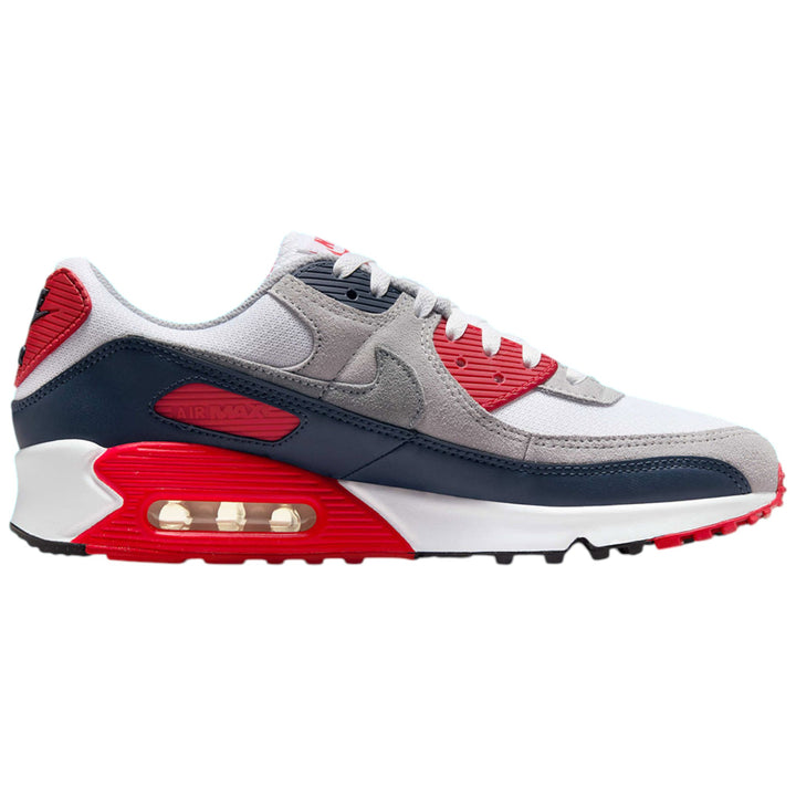 Nike Air Max 90 “USA” White, Cool Grey, University Red