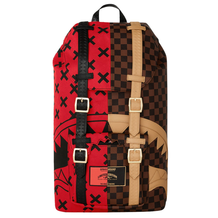 Sprayground REVERSE HALF SPLIT HILLS BACKPACK