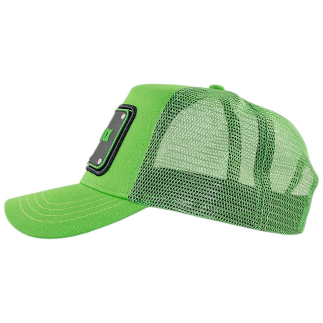 John Hatter Loaded As Fu%& Hat Neon Slime Green