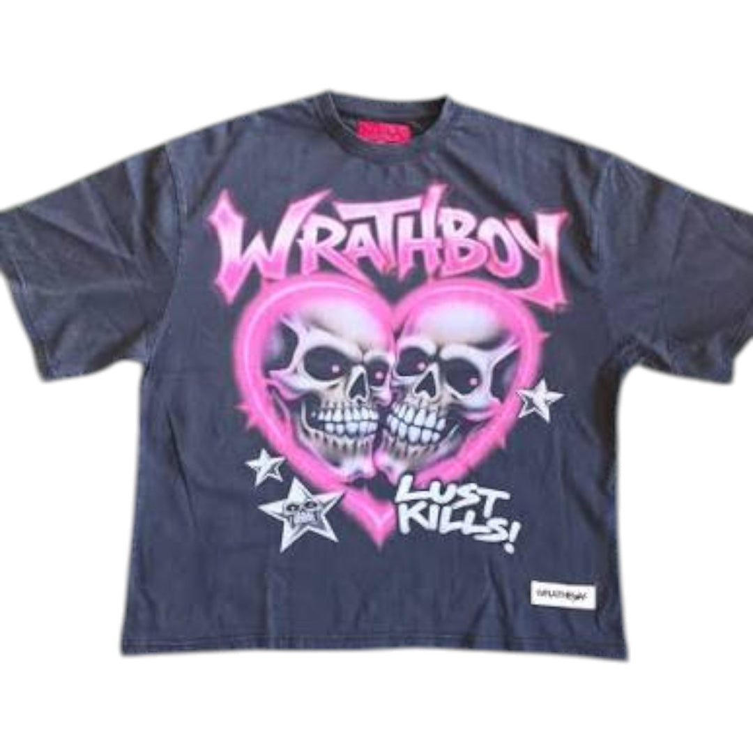 Wrathboy WB601 Lust Kills Tee Black
