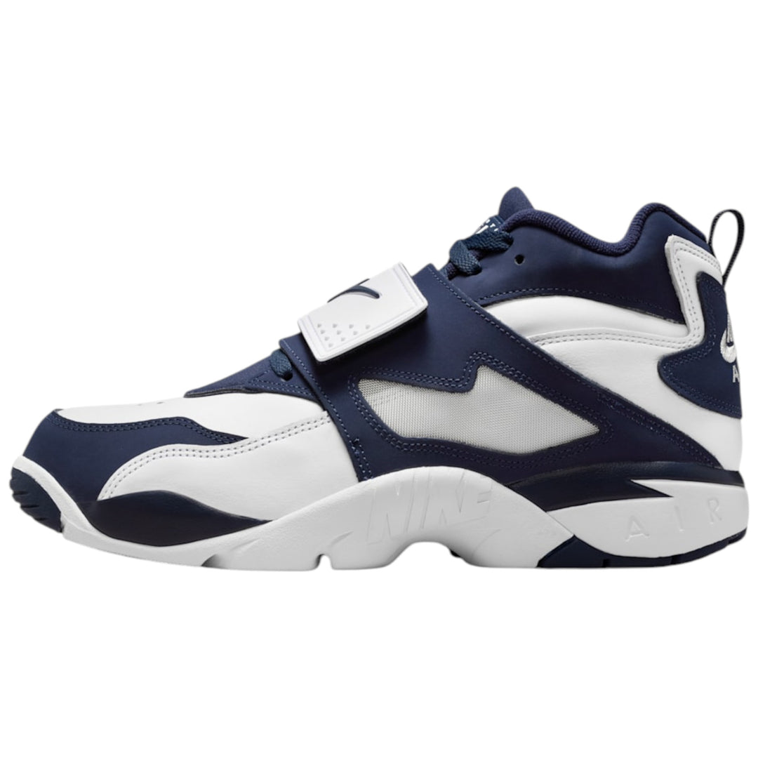 Nike Air Diamond Turf Cowboys White College Navy Metallic Silver