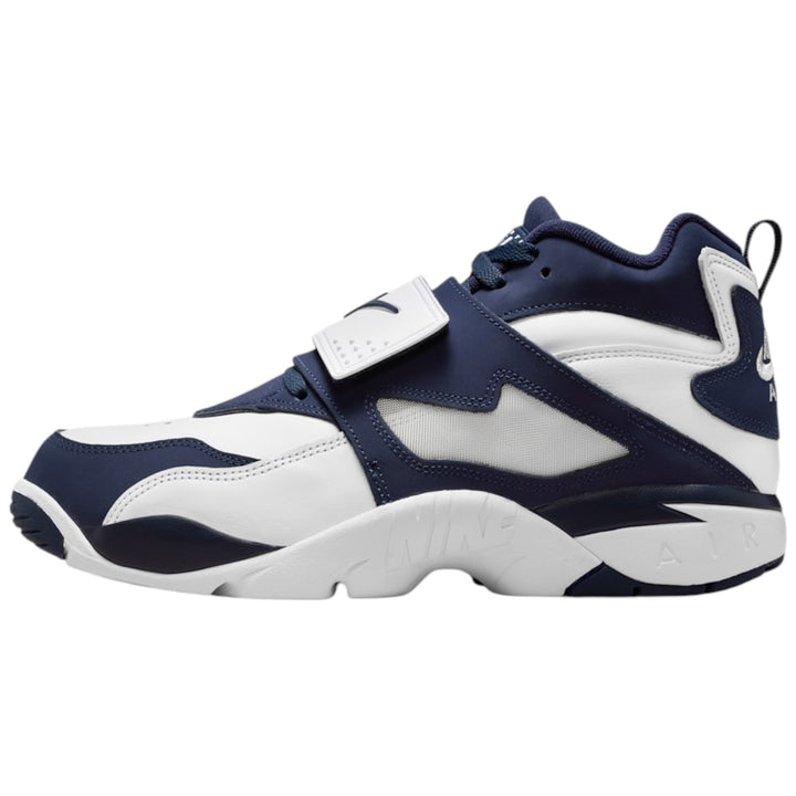 Nike Air Diamond Turf Cowboys White College Navy Metallic Silver