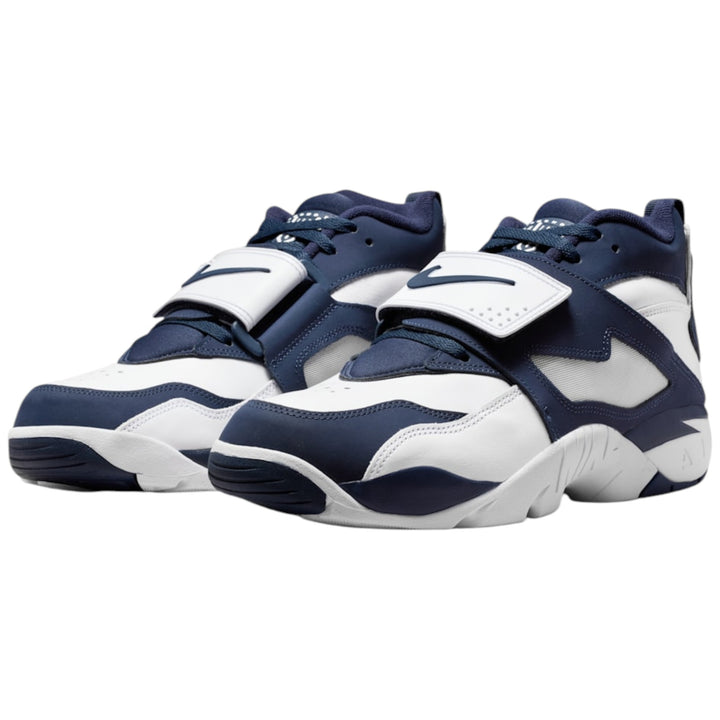 Nike Air Diamond Turf Cowboys White College Navy Metallic Silver