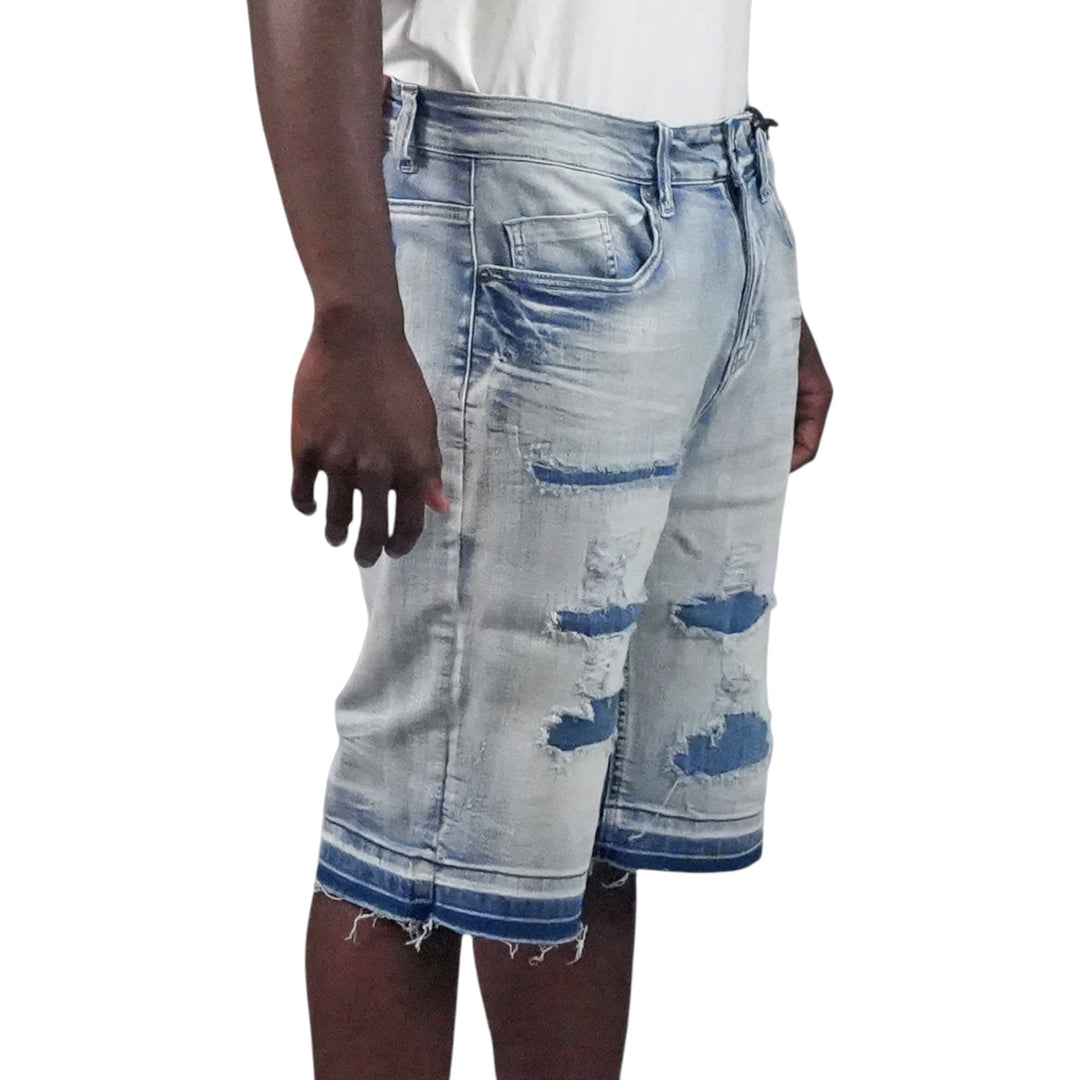 Blac Leaf Honor Thyself Denim Shorts
