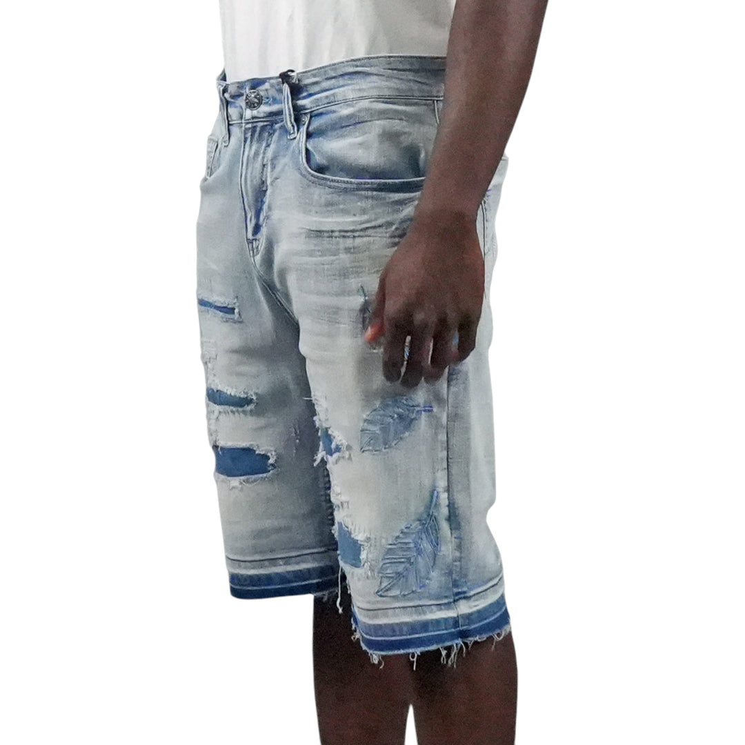 Blac Leaf Honor Thyself Denim Shorts
