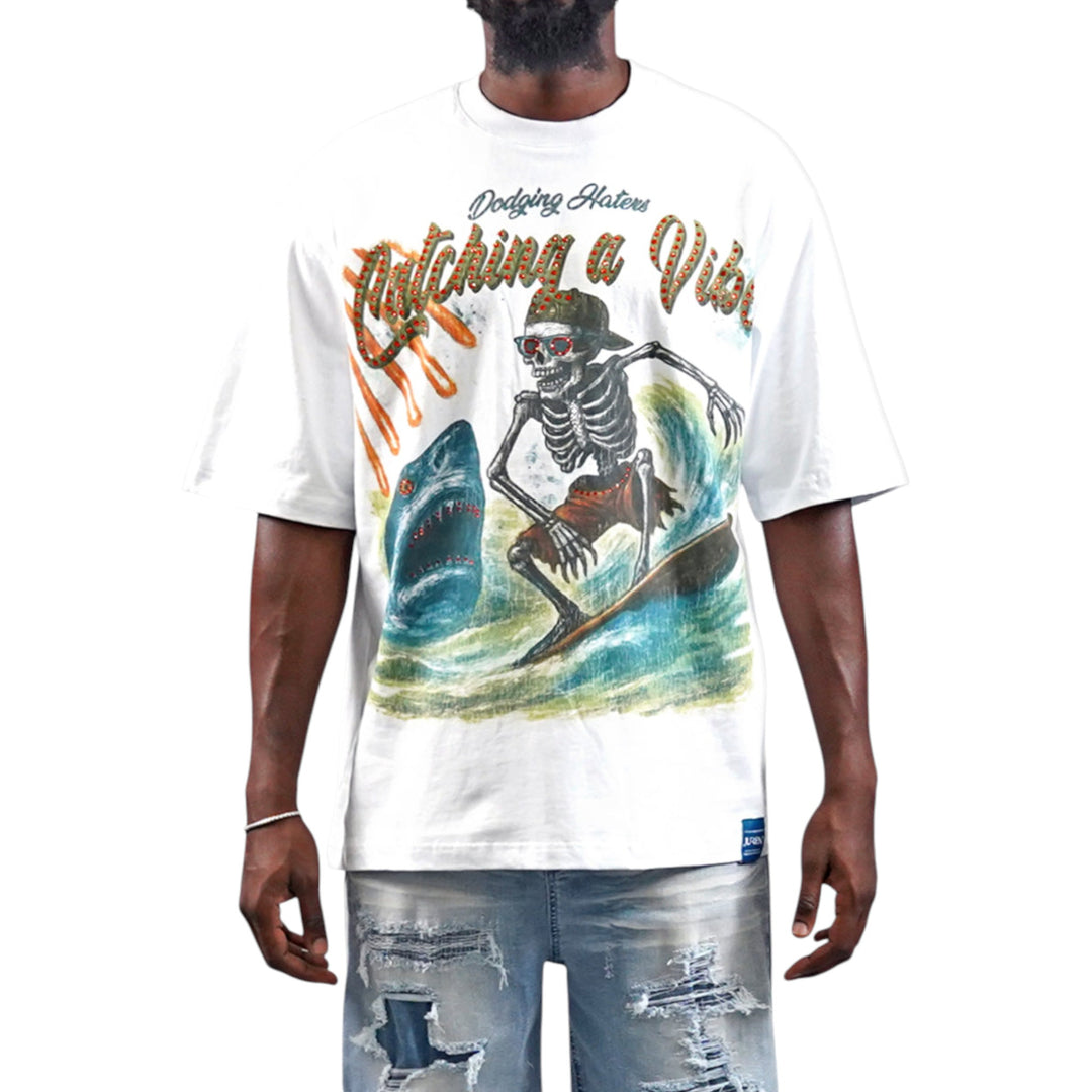 Juren Catching A Vibe White Shirt Big & Tall