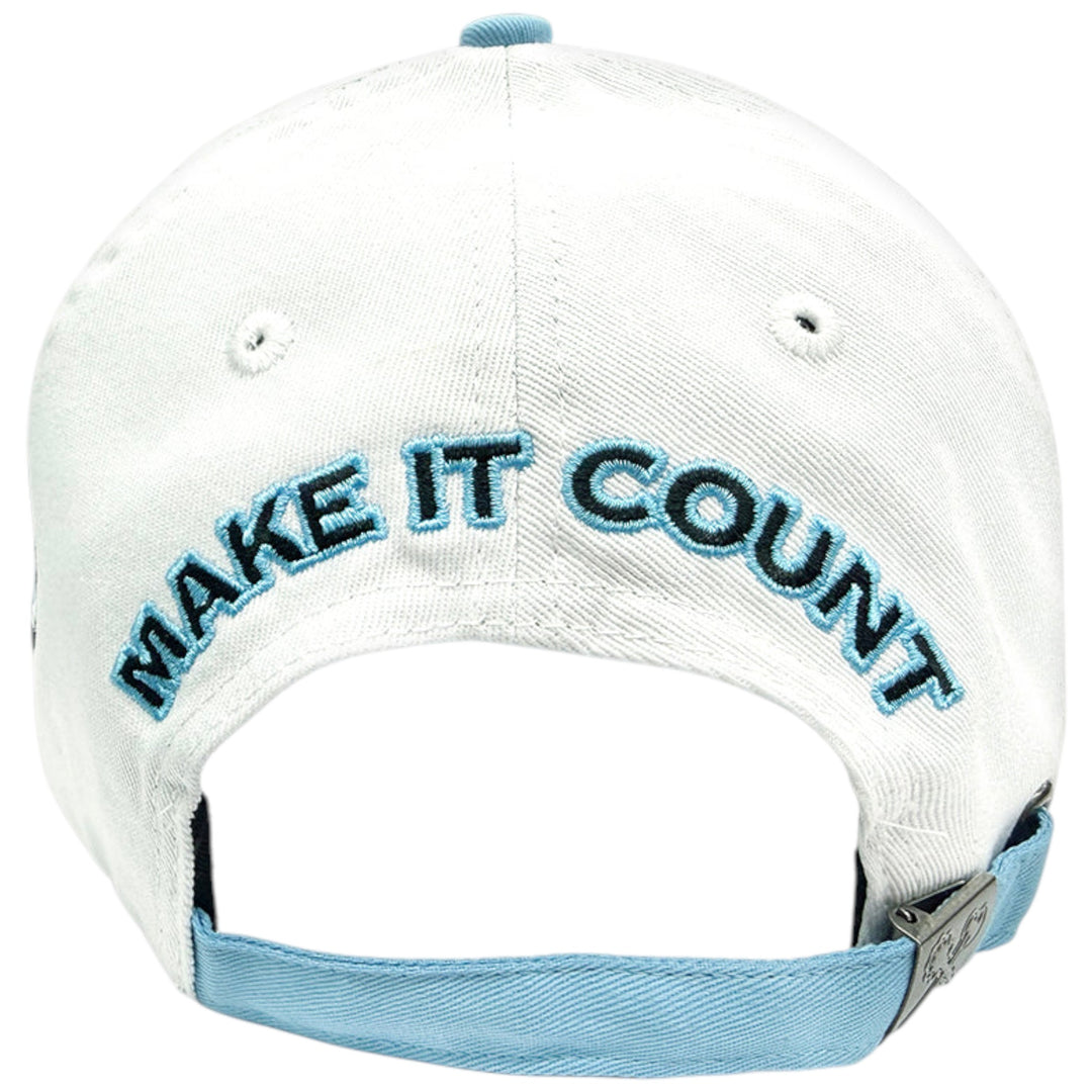 Juren Make It Count Trucker Hat White/Sky Blue