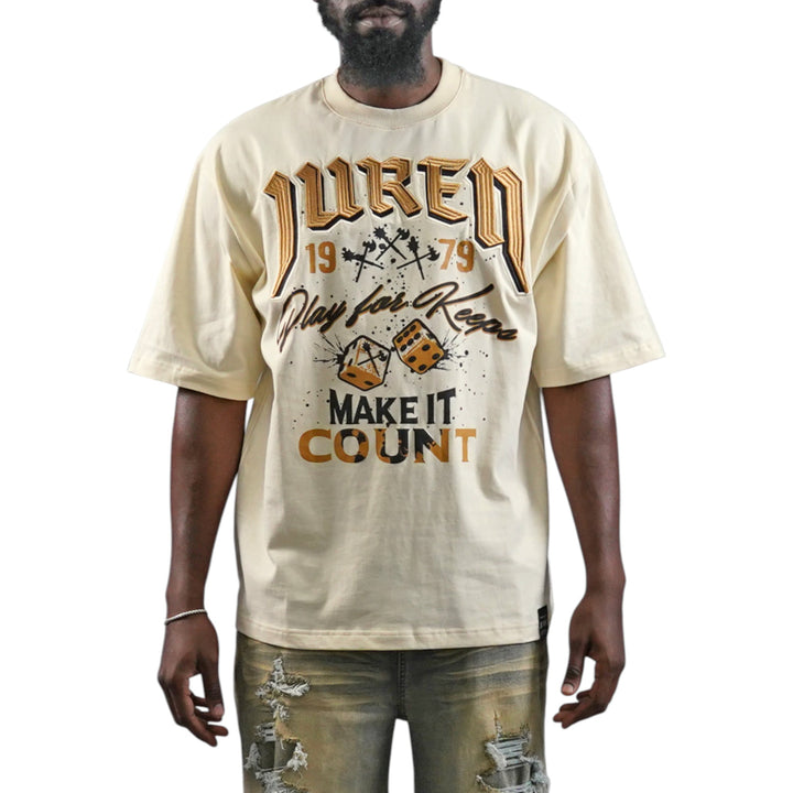 Juren Make It Count Cream Shirt
