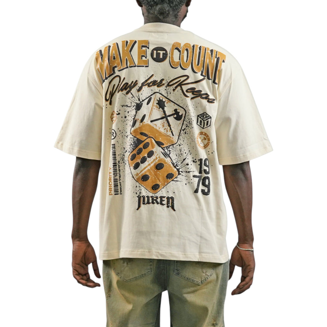 Juren Make It Count Cream Shirt