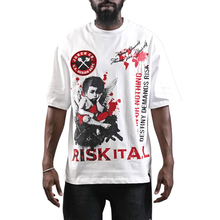 Juren Risk It All White Shirt Big & Tall