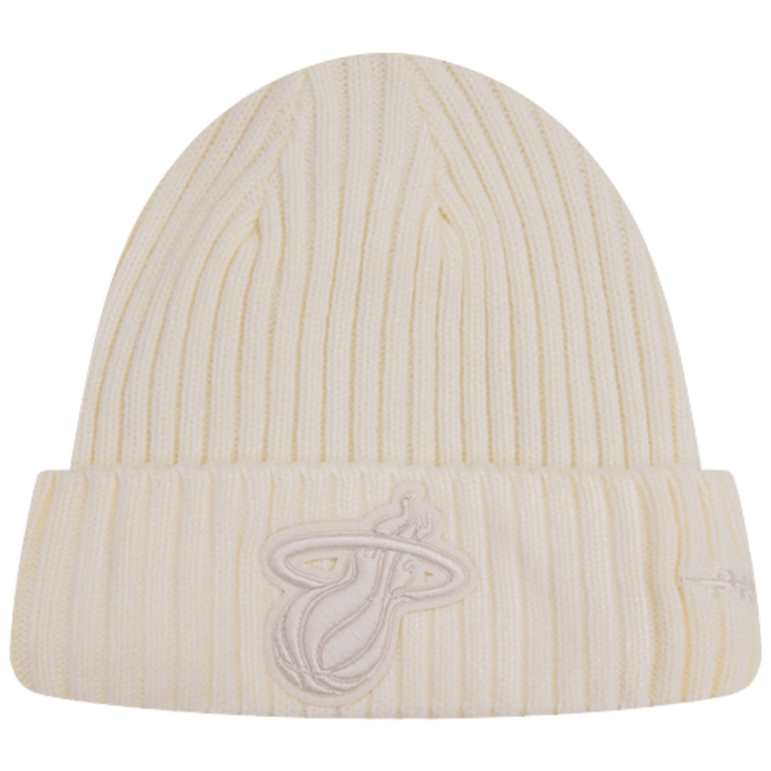 Pro Standard Miami Heat Beanie Eggshell