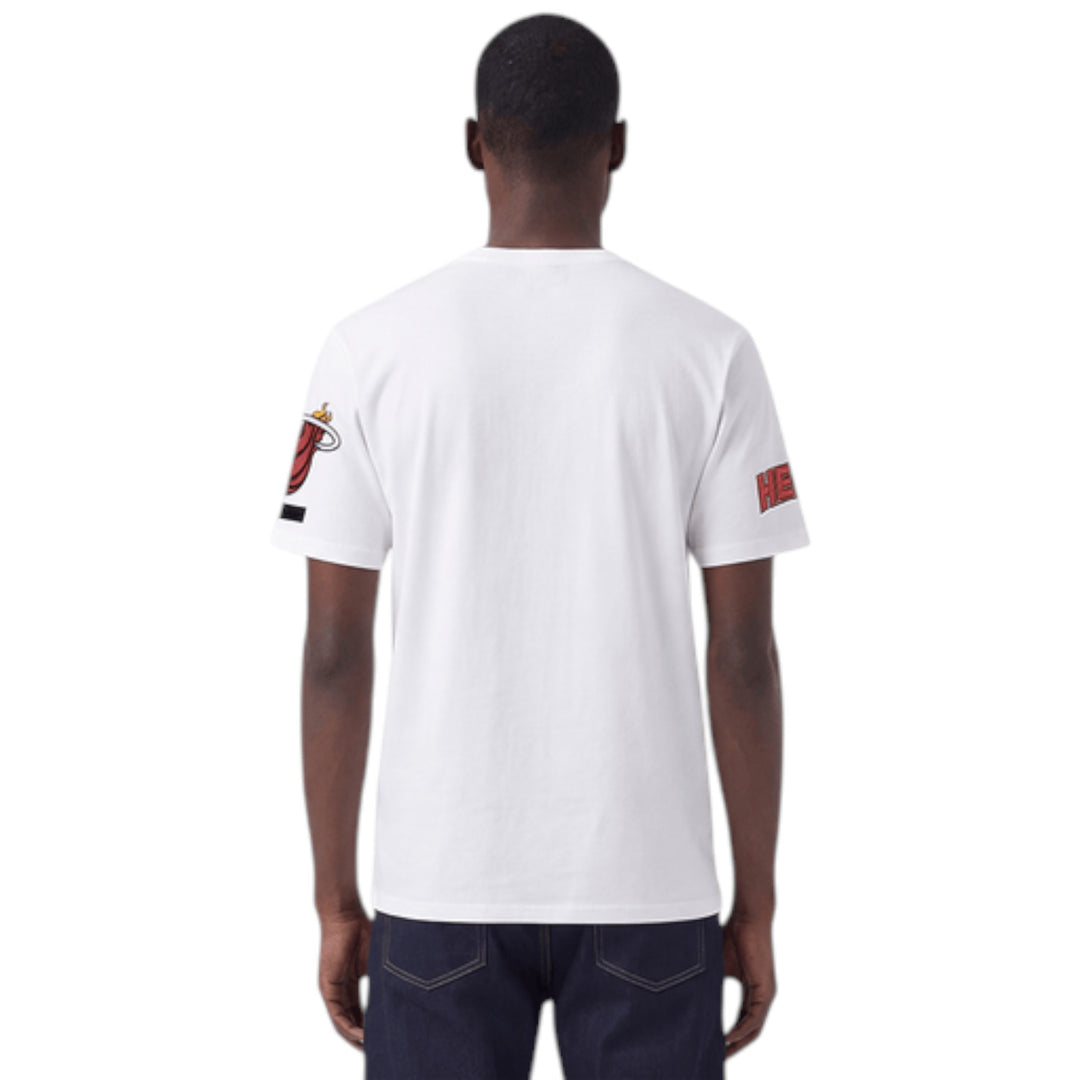 Pro Standard Miami Heat Classic Chenille SJ Tee White