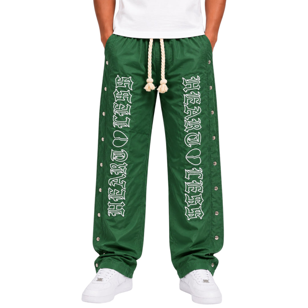 Focus Heartless Nylon Track Pants Kelly Green