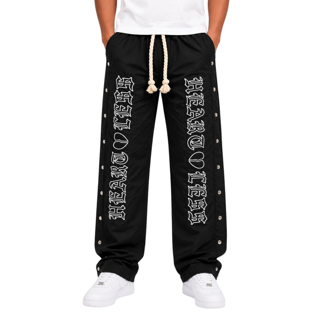 Focus Heartless Nylon Track Pants Black