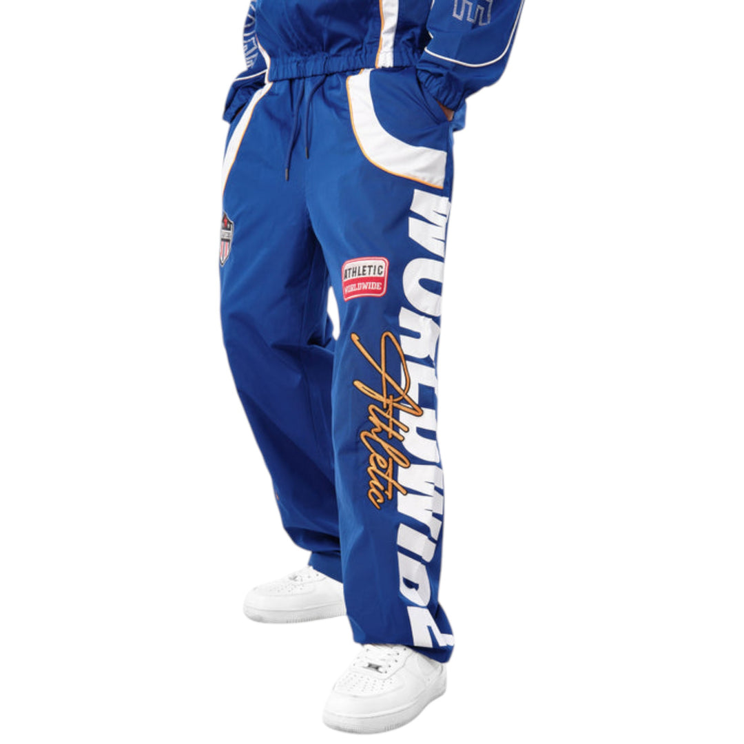 Copper Rivet World Wide Windbreaker Pants Royal