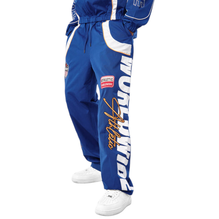 Copper Rivet World Wide Windbreaker Pants Royal