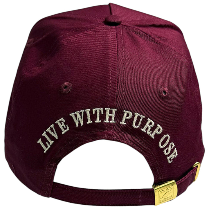 Blac Leaf Core Burgundy Trucker Hat