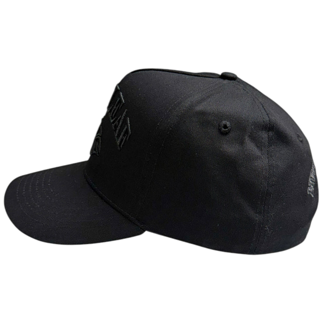 Blac Leaf Logo Core Black Trucker Hat