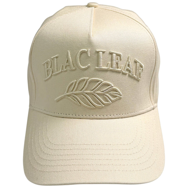 Blac Leaf Logo Core Cream Trucker Hat