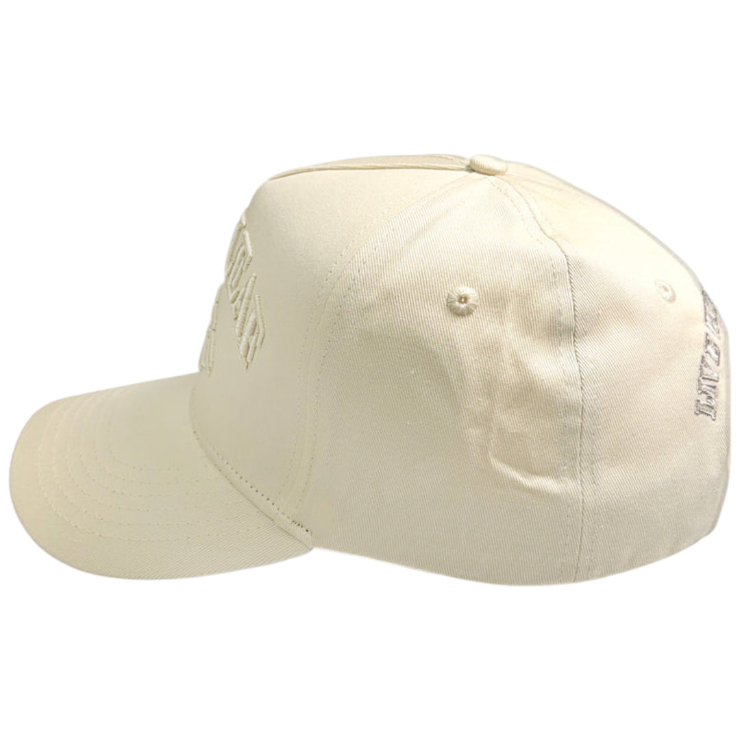 Blac Leaf Logo Core Cream Trucker Hat